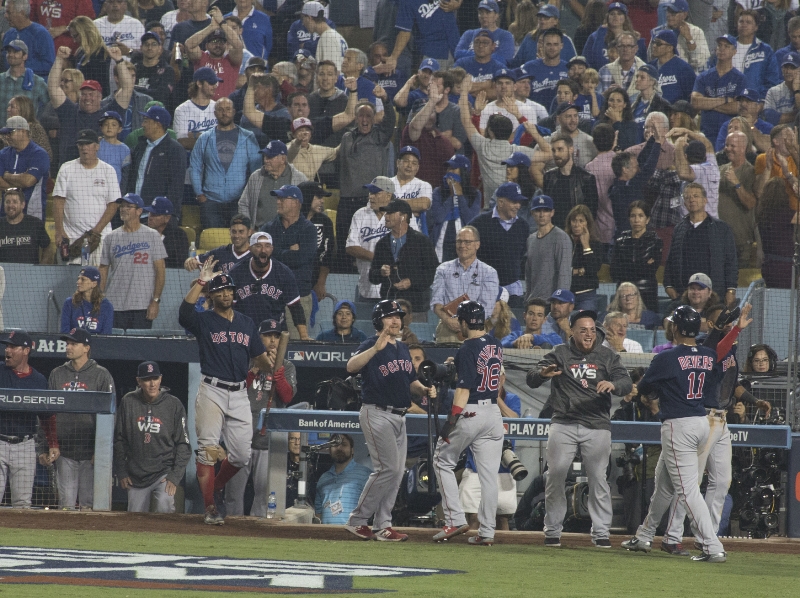 Boston Red Sox získal třetí ze čtyř potřebných výher k triumfu. 