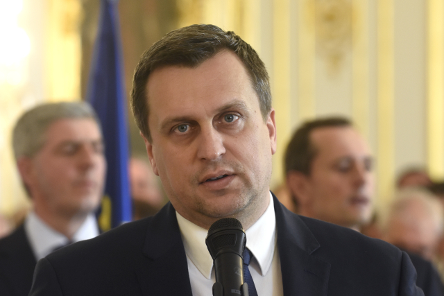 Předseda slovenské sněmovny a nacionalistické Slovenské národní strany Andrej Danko.