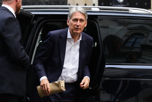 Britský ministr financí Philip Hammond.