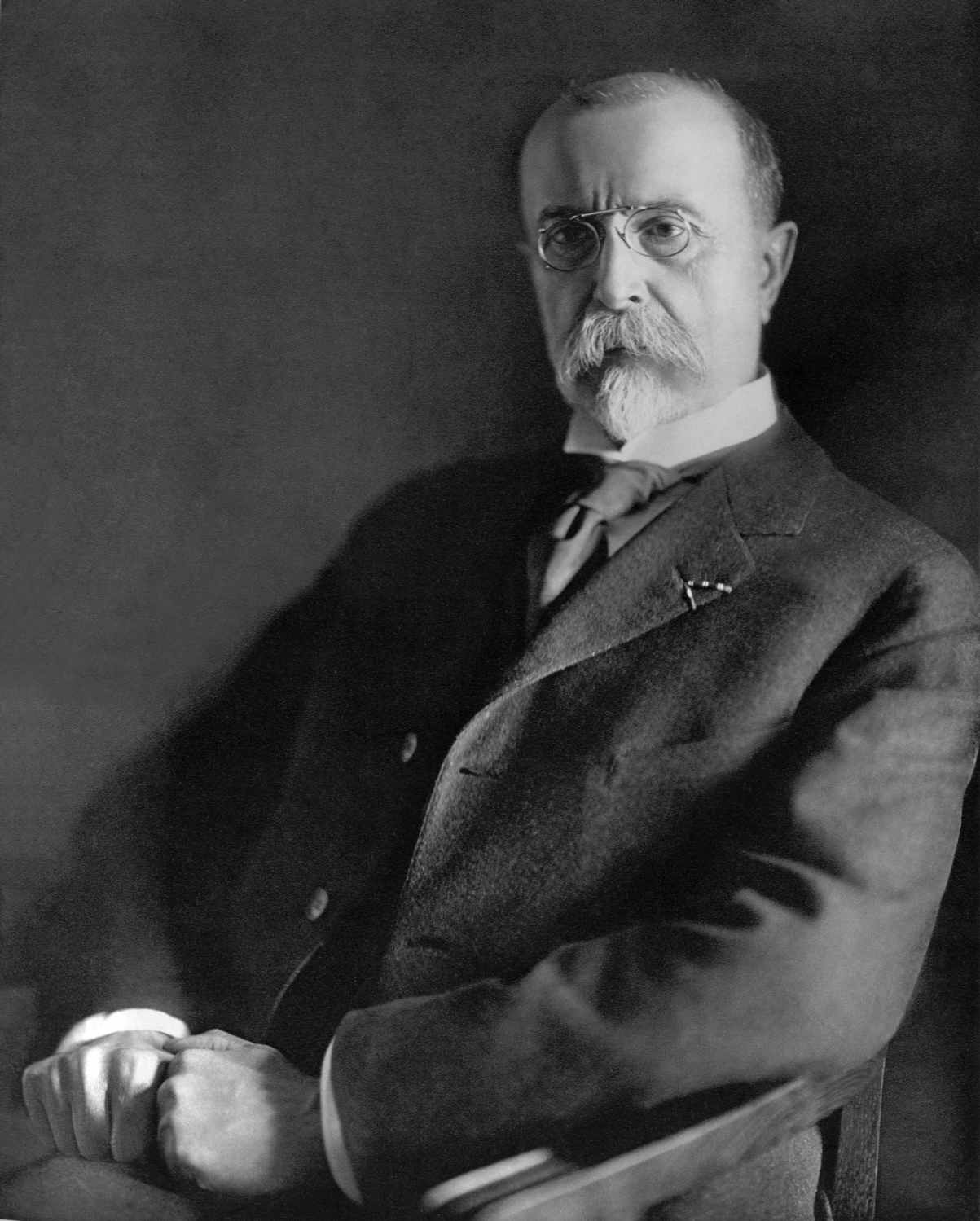 Československý prezident Tomáš Garrigue Masaryk.