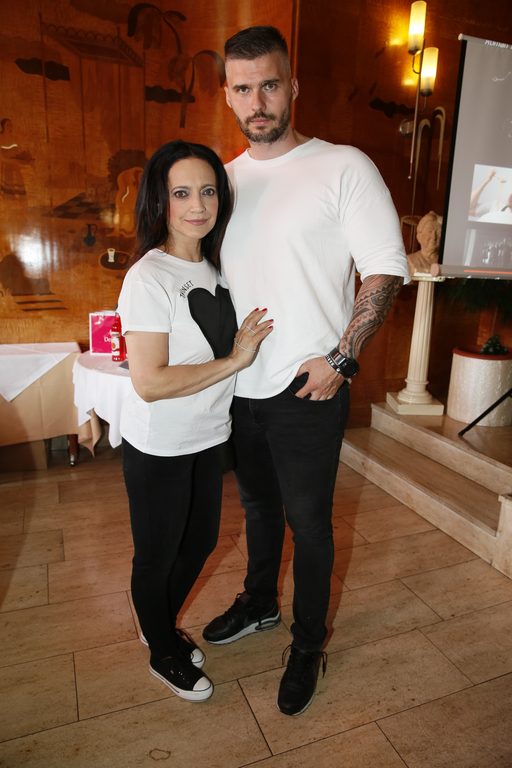 Lucie Bílá a Radek Filipi.