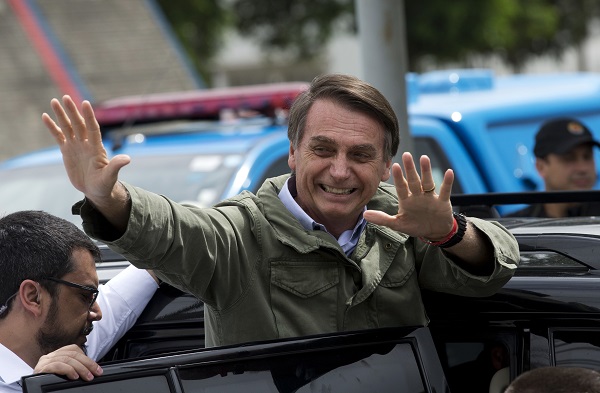 Nově zvolený brazilský prezident Jair Bolsonaro.