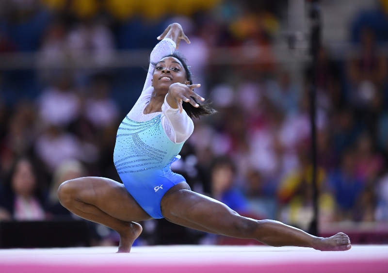 Simone Bilesová se zapsala do historických gymnastických tabulek. 