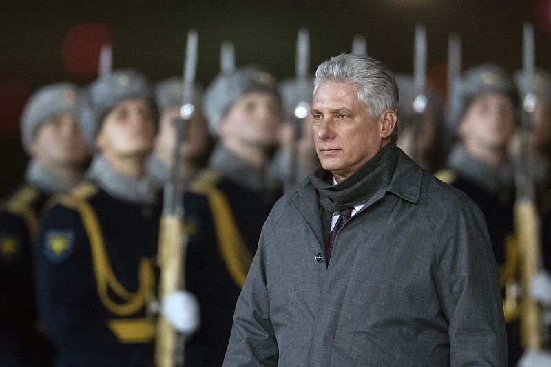 Kubánský prezident Miguel Díaz-Canela.