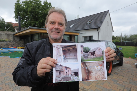 Fotografie z rekonstrukce.