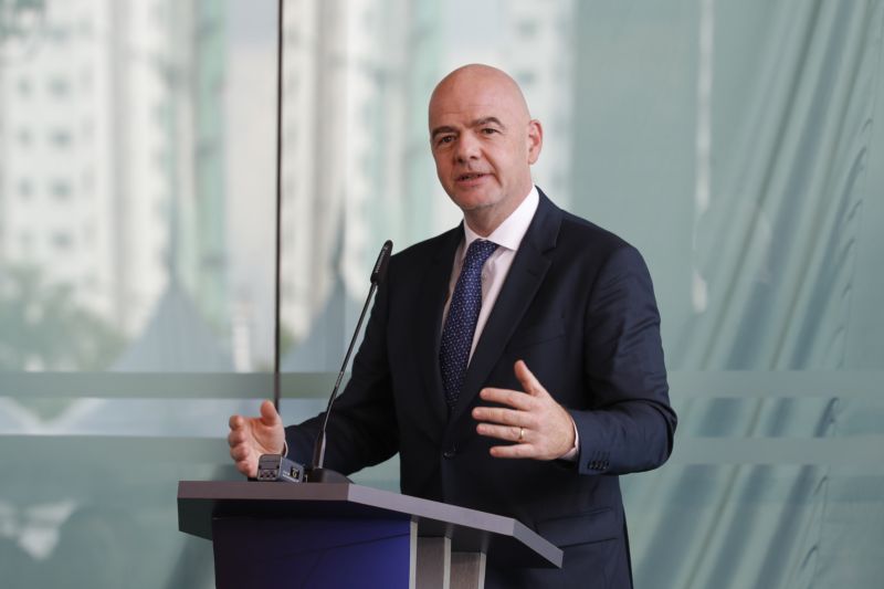 Prezident FIFA Gianni Infantino.