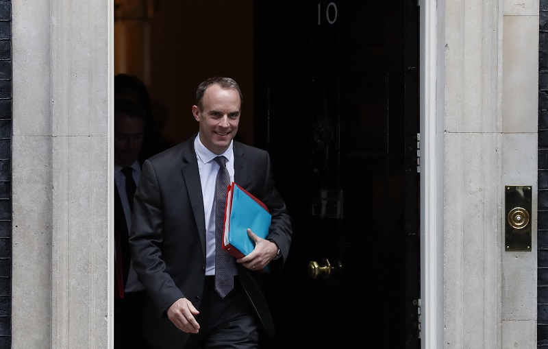 S novým návrhem přišel britský vyjednávač pro brexit Dominic Raab.