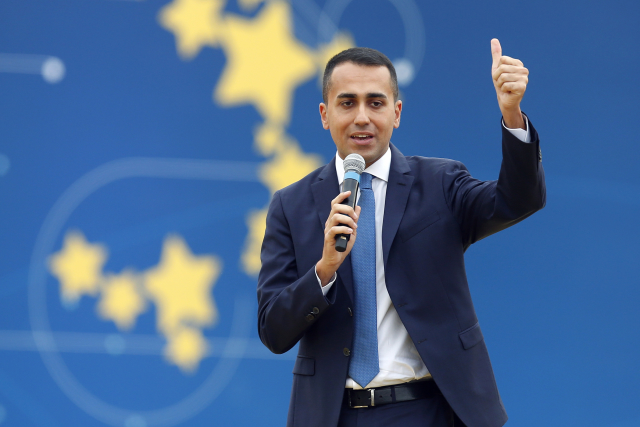 Italský vicepremiér Luigi Di Maio.
