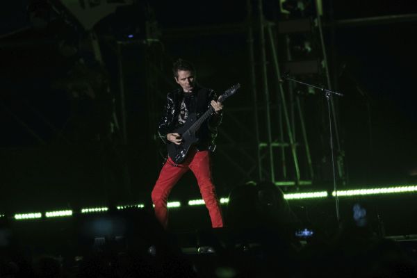 Zpěvák skupiny Muse, Matthew Bellamy.