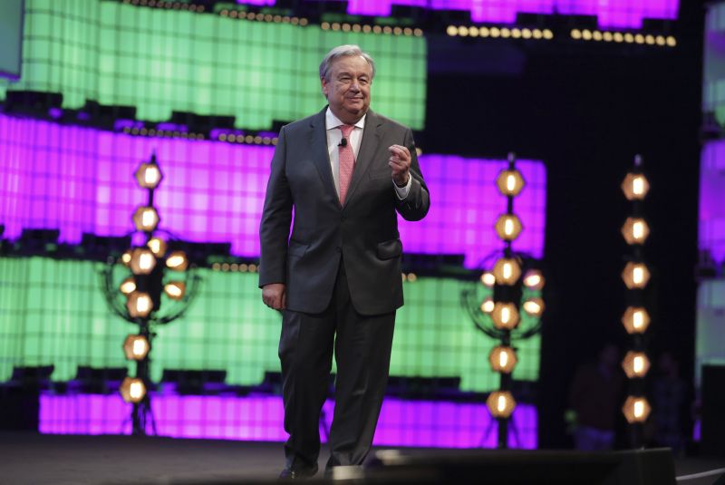Generální tajemník OSN António Guterres. 