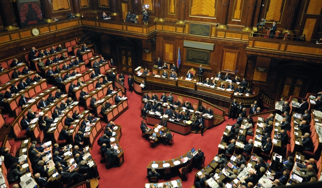 Italský parlament (ilustrační fotografie). 