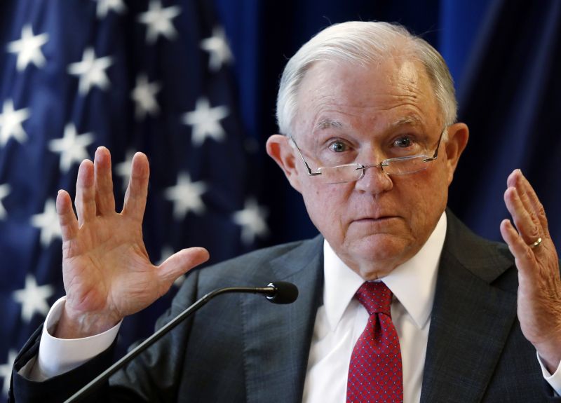 Americký ministr spravedlnosti Jeff Sessions.