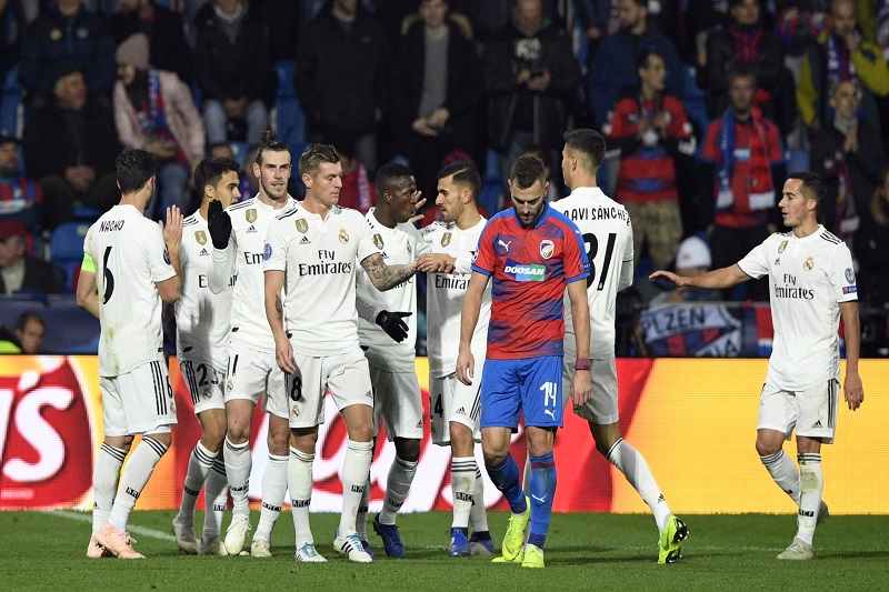 Fotbalisté Plzně vyfasovali debakl od Realu Madrid.
