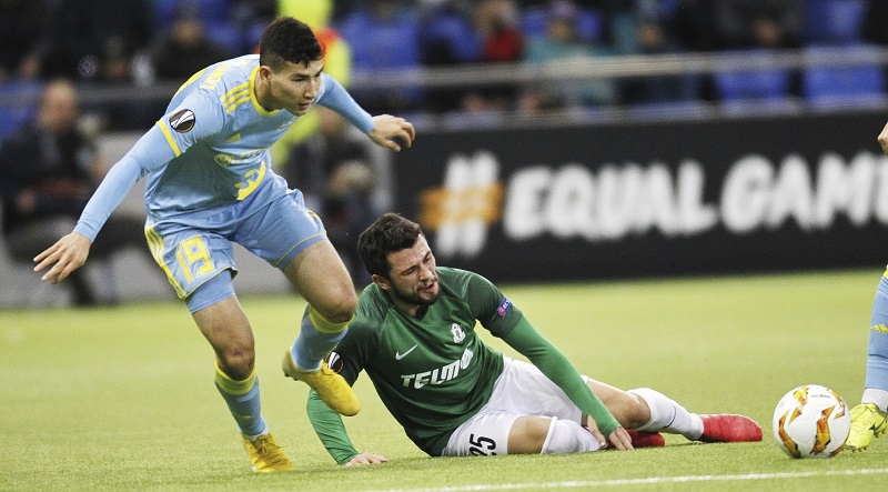 Fotbalisté Jablonce dnes prohráli 1:2 v Astaně a ani ve čtvrtém kole základní skupiny Evropské ligy nedokázali zvítězit.