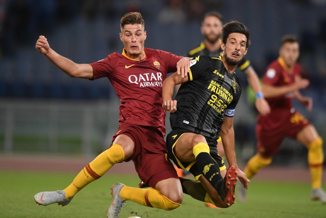 Patrik Schick (vlevo) v římském dresu.