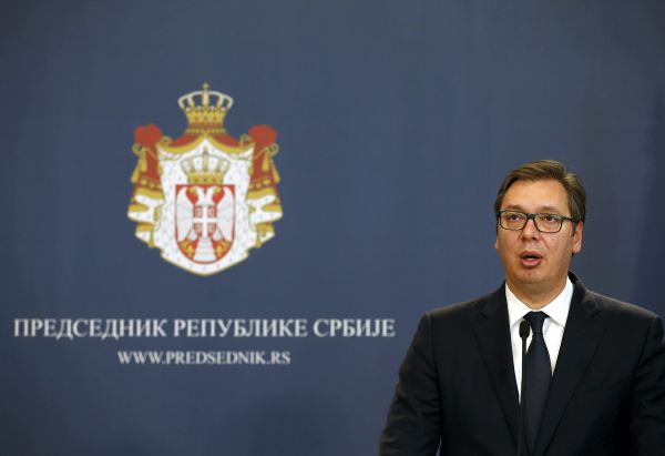 Srbský prezident Aleksandar Vučić.