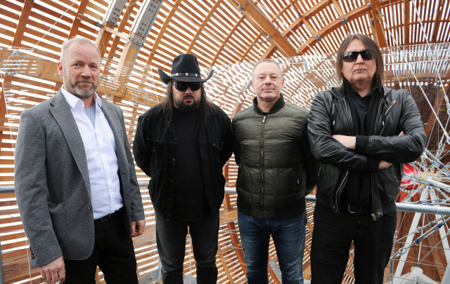 Na snímku zleva David Koller, Robert Kodym, Michal Dvořák a P.B.CH. alias Petr Chovanec.