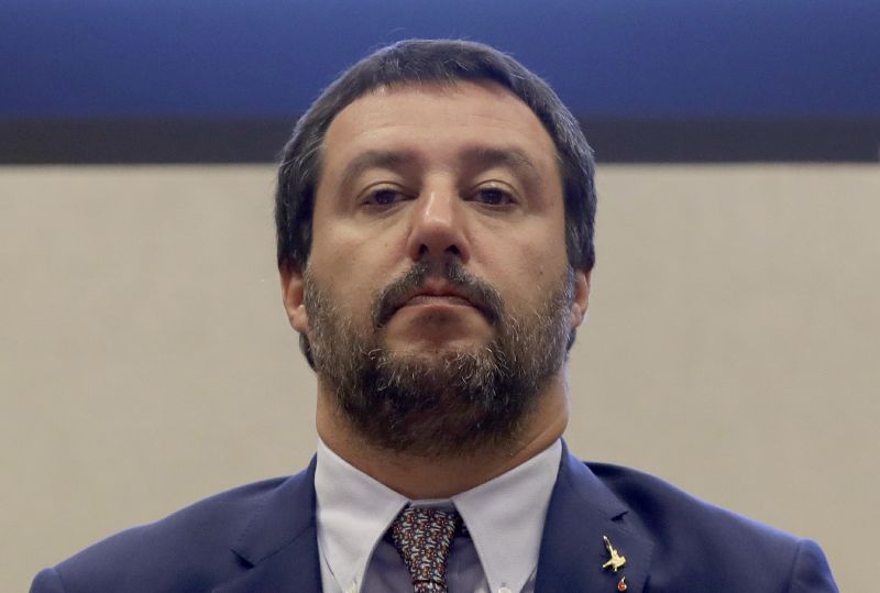 Italský ministr vnitra Matteo Salvini.
