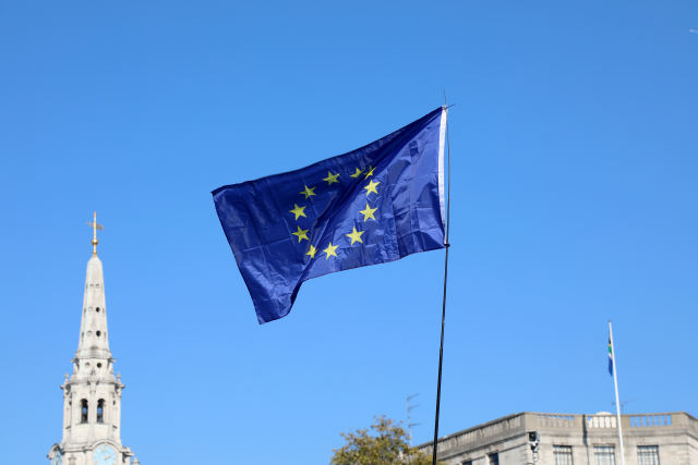 Vlajka EU. Vlajka EU.