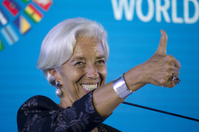Šéfka Mezinárodního měnového fondu (MMF) Christine Lagardeová.