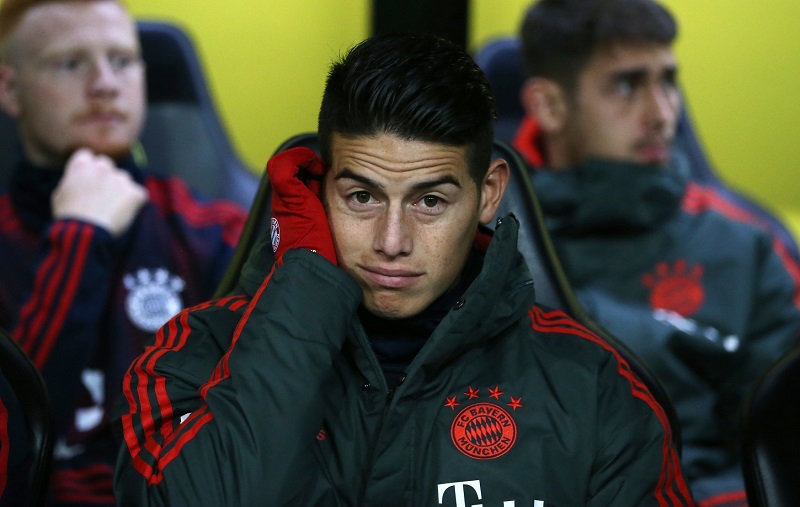 Fotbalistům Bayernu Mnichov bude několik týdnů chybět James Rodríguez. Fotbalistům Bayernu Mnichov bude několik týdnů chybět James Rodríguez.