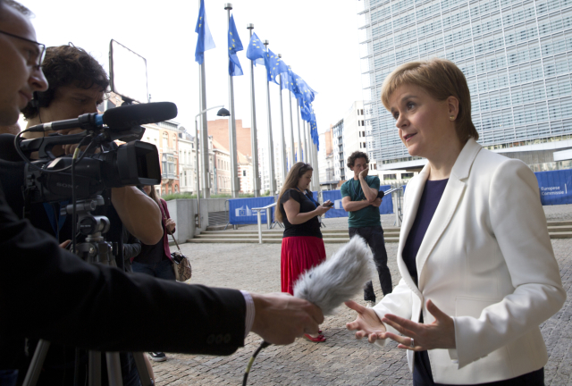 Skotská premiérka Nicola Sturgeonová.