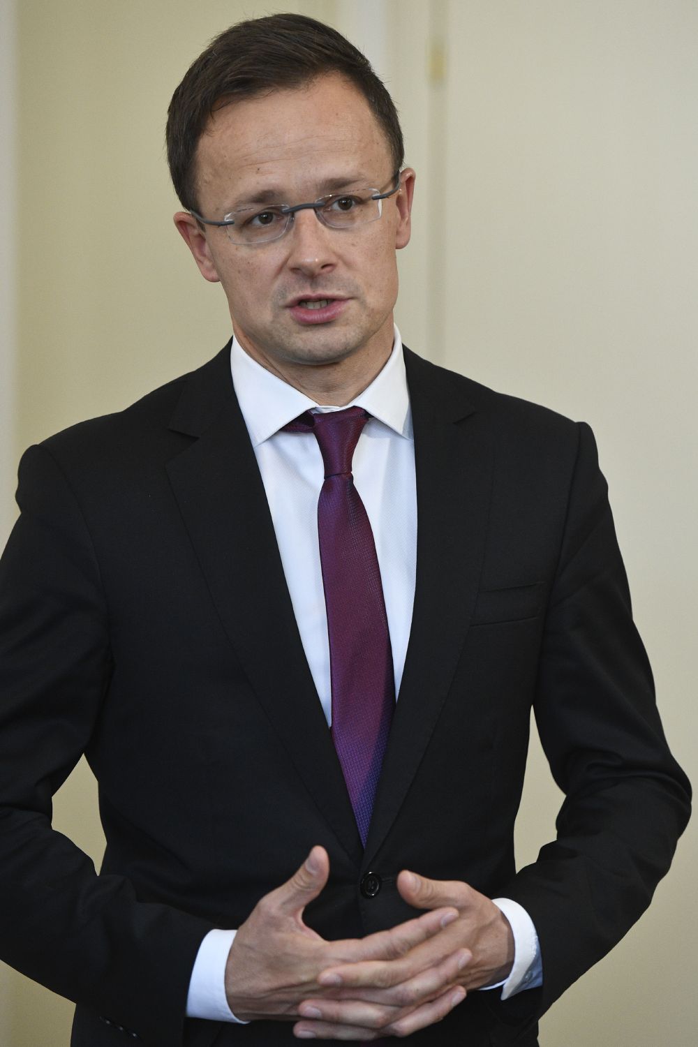 Maďarský ministr zahraničí Péter Szijjártó.