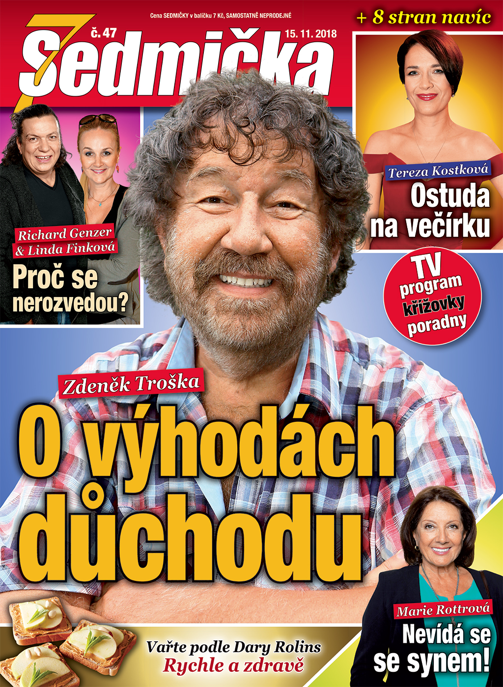 Aktuální číslo časopisu SEDMIČKA.