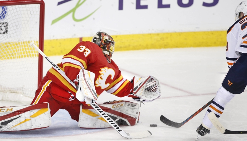 David Rittich se podílel na výhře Calgary. David Rittich se podílel na výhře Calgary.