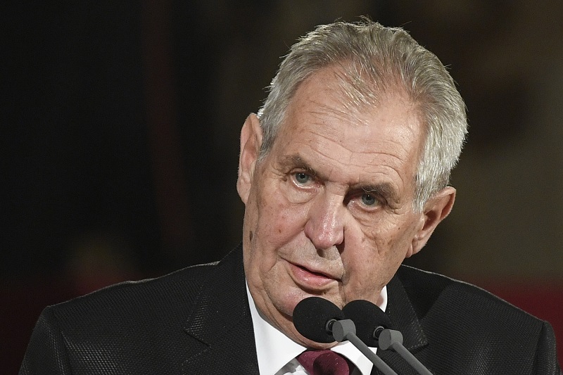Prezident Miloš Zeman.