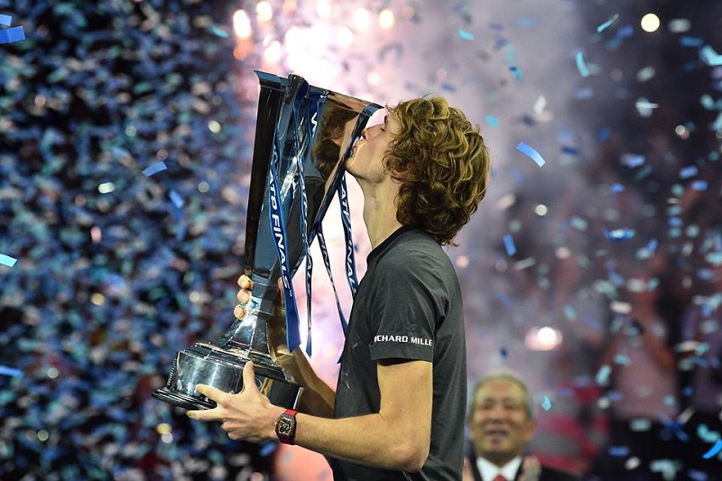 Alexander Zverev triumfoval na Turnaji mistrů. Alexander Zverev triumfoval na Turnaji mistrů.