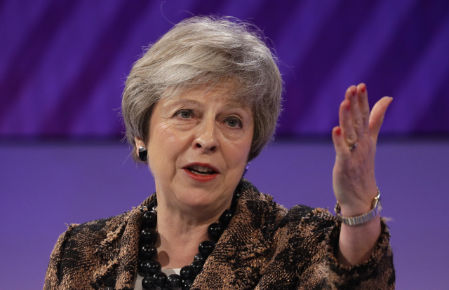 Britská premiérka Theresa Mayová. Britská premiérka Theresa Mayová.