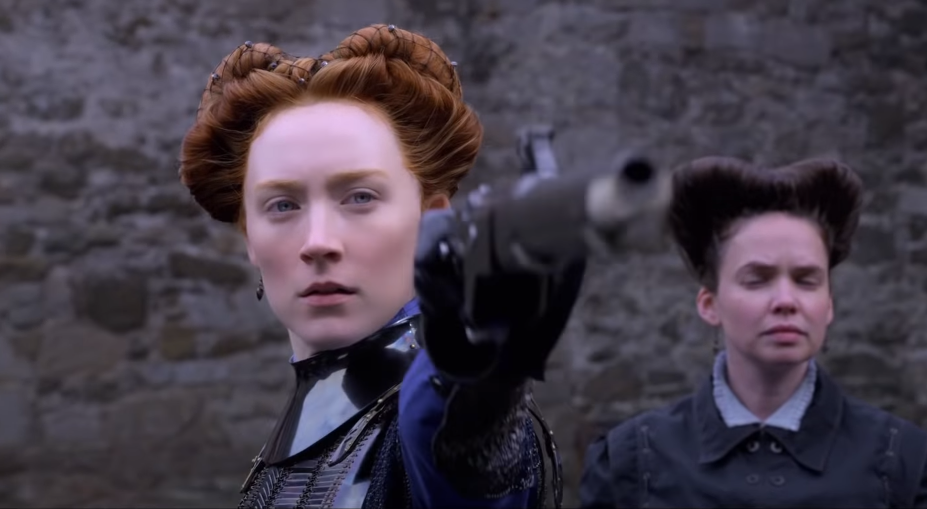 Saoirse Ronanová jako Marie Stuartovna.