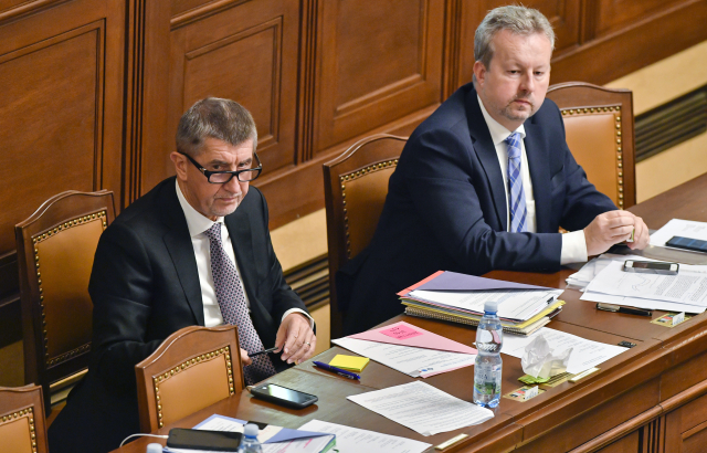 Zleva Andrej Babiš a Richard Brabec.