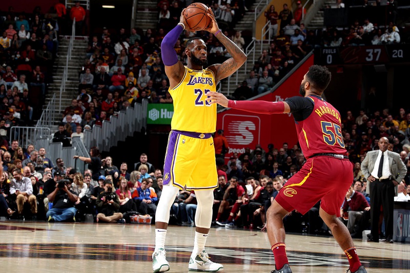 LeBron James odehrál speciální zápas. LeBron James odehrál speciální zápas.