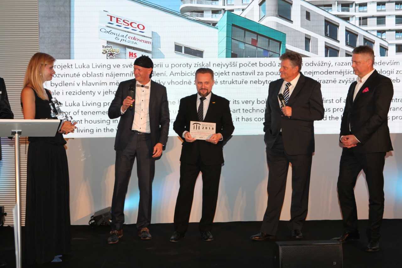 Vítězem Best of realty 2018 se stal projekt Luka Living.