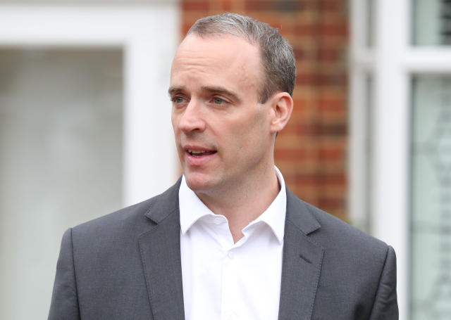 Bývalý ministr pro brexit Dominic Raab. Bývalý ministr pro brexit Dominic Raab.