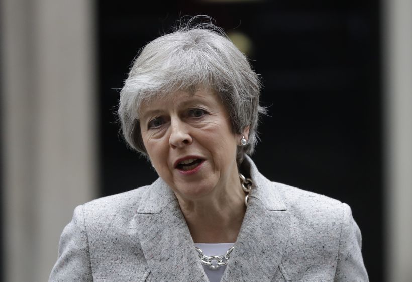 Britská premiérka Theresa Mayová. Britská premiérka Theresa Mayová.