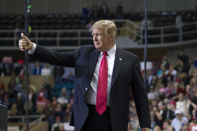 Americký prezident D. Trump.