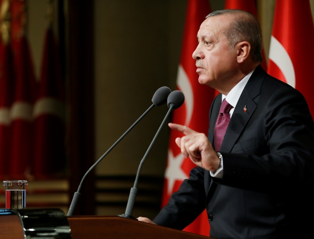 Turecký prezident Recep Tayyip Erdogan. 
