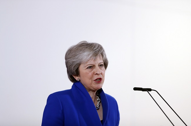 Premiérka Theresa Mayová.