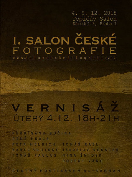 Salon české fotografie otevře skupina autorů v Topičově salonu na Národní třídě. 