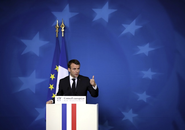 Francouzský prezident Emmanuel Macron.