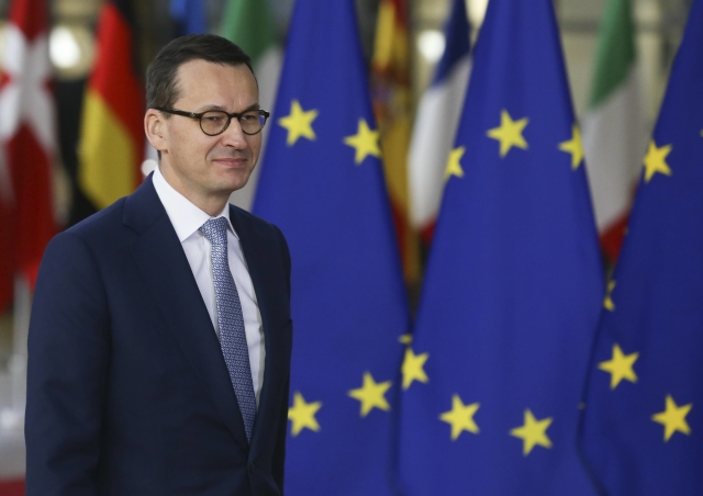 Polský premiér Mateusz Morawiecki. Polský premiér Mateusz Morawiecki.
