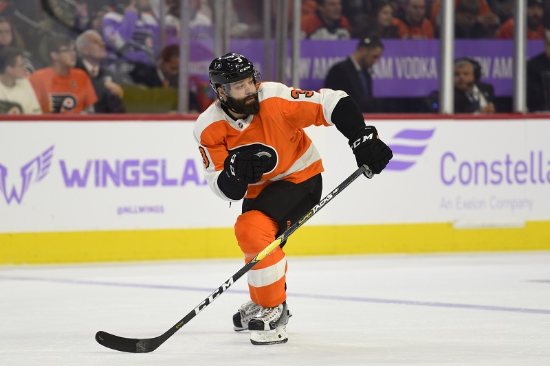 Radko Gudas vstřelil první branku v letošní sezoně. Radko Gudas vstřelil první branku v letošní sezoně.