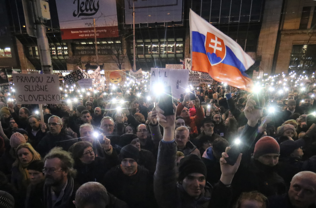 Demonstrace na Slovensku. Demonstrace na Slovensku.