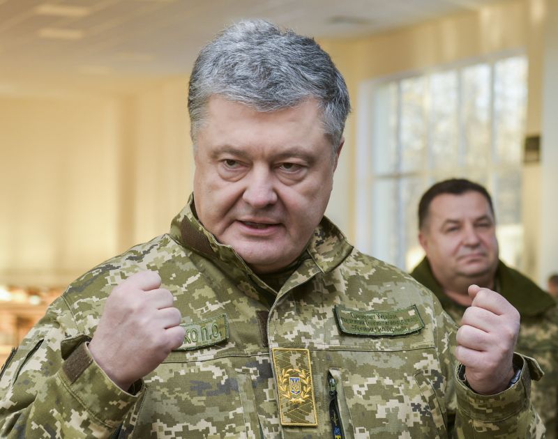 Ukrajinský prezident Petro Porošenko. Ukrajinský prezident Petro Porošenko.
