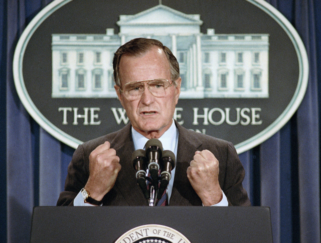 Bývalý americký prezident George Bush starší. Bývalý americký prezident George Bush starší.