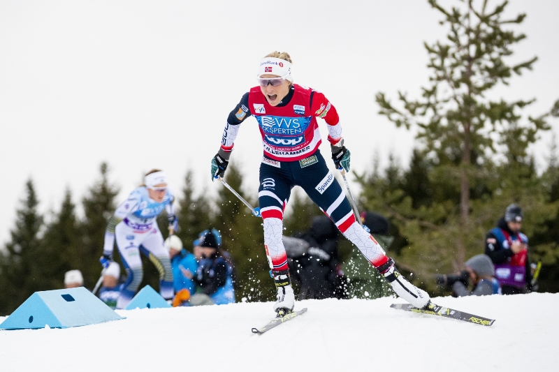 Therese Johaugová vyhrála na domácí půdě i potřetí v řadě. 