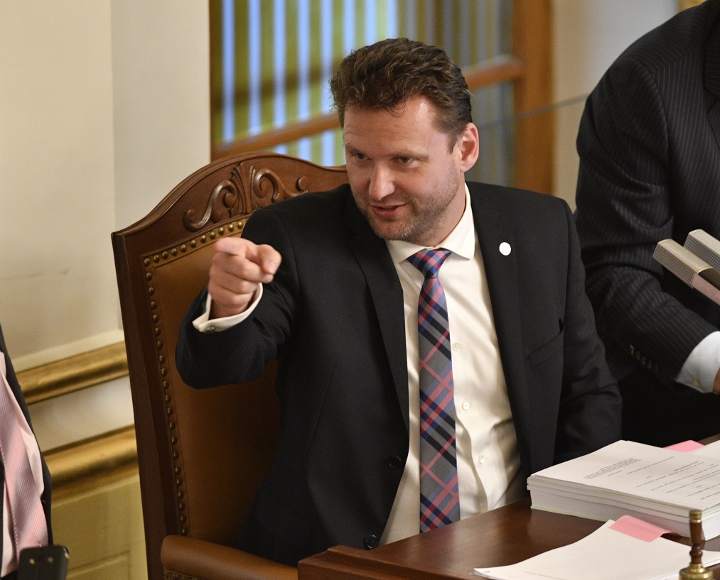 Předseda sněmovny Radek Vondráček (ANO). Předseda sněmovny Radek Vondráček (ANO).